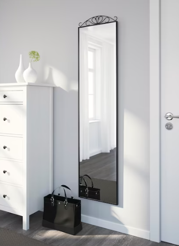 مرآة بحامل, أسود